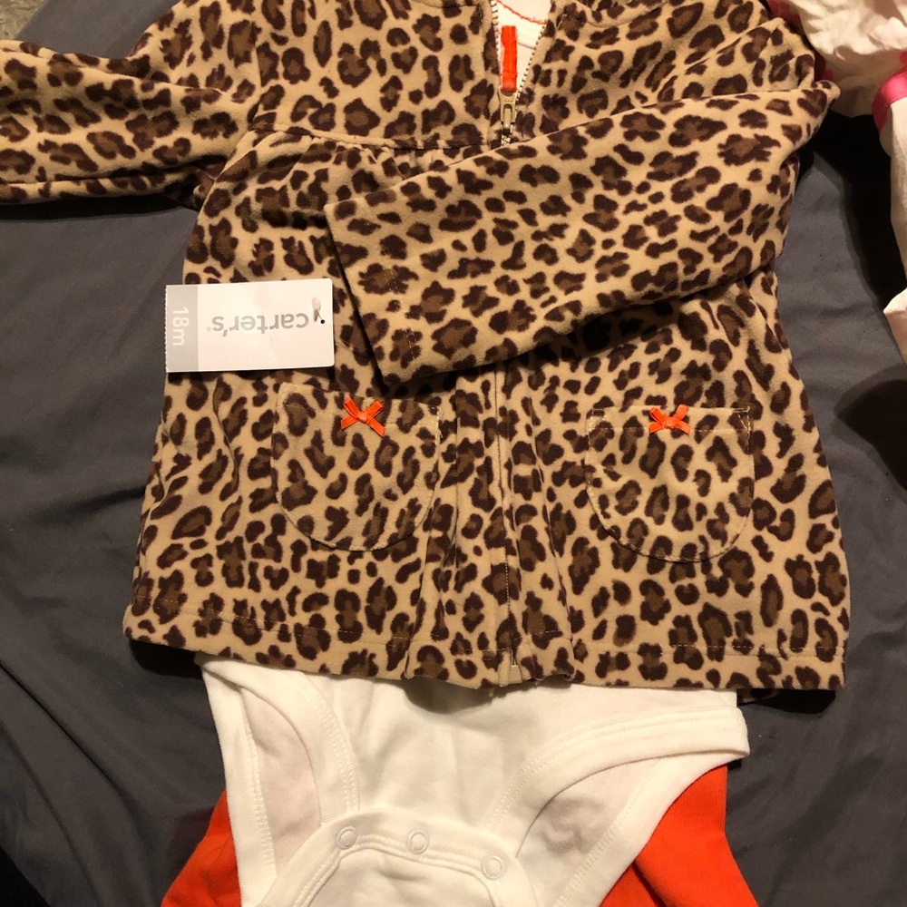 3PIECE HOODIE LEGGINGS ONESIE NWT CARTERS
